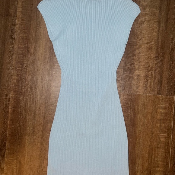 Wilfred Free Elegant Blue Knit Dress from Aritzia - Picture 4 of 5